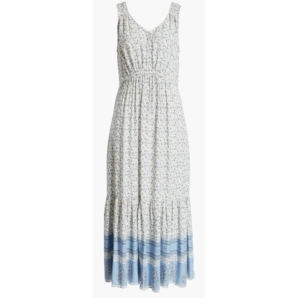 Boho Maxi Dress Kona Beachy Coastal Grandma Cottagecore Prairie Garden Party